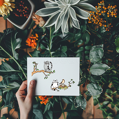 Rubber Clear Stamps DIY-WH0251-044-1