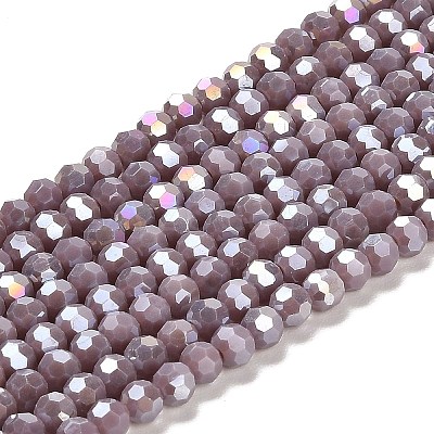 Opaque Glass Beads Stands EGLA-A035-P4mm-B11-1