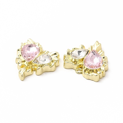 Rack Plating Alloy with Glass Pendants FIND-G051-05LG-02-1