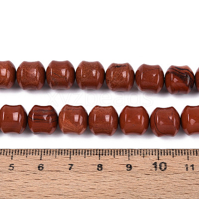 Natural Red Jasper Beads Strands G-N353-06A-04-1