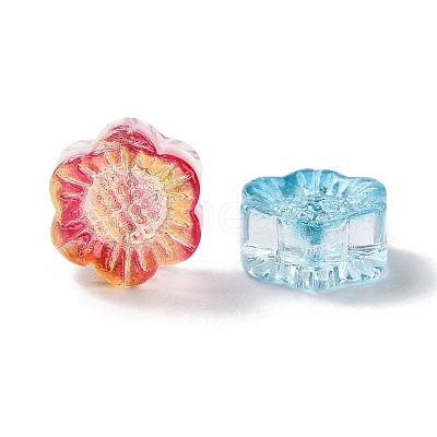 Transparent Glass Beads GLAA-O023-24-1
