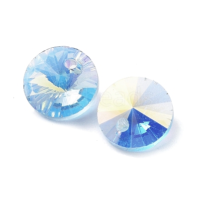 Electroplate Transparent Glass Beads EGLA-Z002-AB09-1
