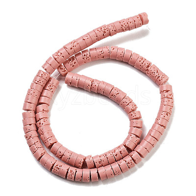 Natural Lava Rock Dyed Beads Strands G-K375-G09-01-1