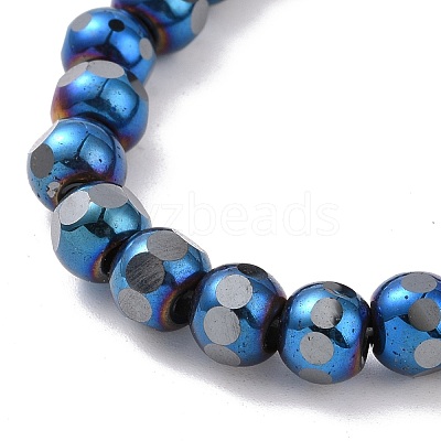 Electroplated Non-magnetic Synthetic Hematite Beads Strands G-G862-02E-1