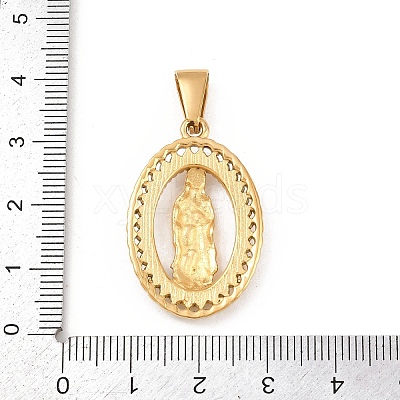 304 Stainless Steel with Rhinestone Pendants Hand Polished STAS-Z171-24G-01-1