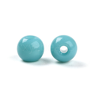 Opaque Solid Color Glass Beads GLAA-N007-4mm-A03-1