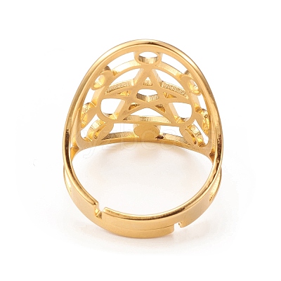 304 Stainless Steel Adjustable Rings RJEW-P080-01G-1