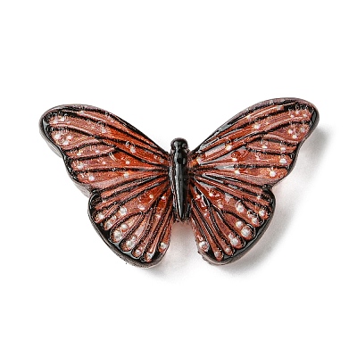 Spray Painted Resin Decoden Cabochons RESI-C045-07C-1