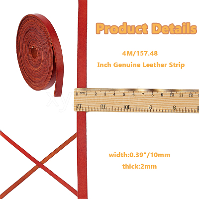 4M Flat Cowhide Cord NCOR-DC0001-01-1