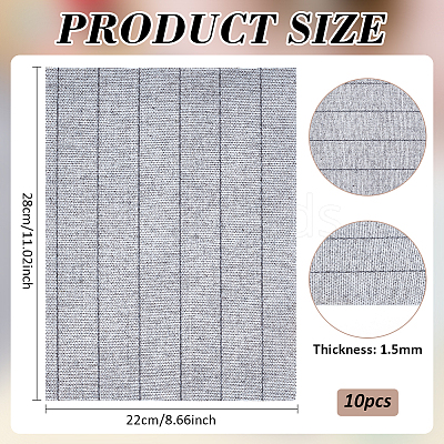 Rectangle Polyester Insole Cloth LS-FIND-WH0139-342A-1