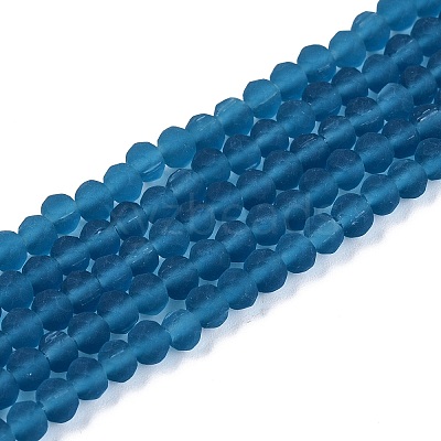 Transparent Glass Beads Strands EGLA-A044-T4mm-MD27-1