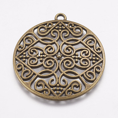 Alloy Pendants PALLOY-ZN33091-AB-FF-1