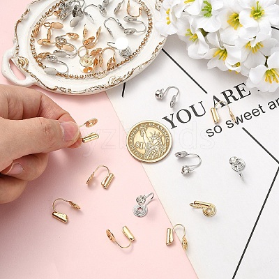 20Pcs 2 Colors Brass Ear Cuff Findings FIND-YW0009-95-1