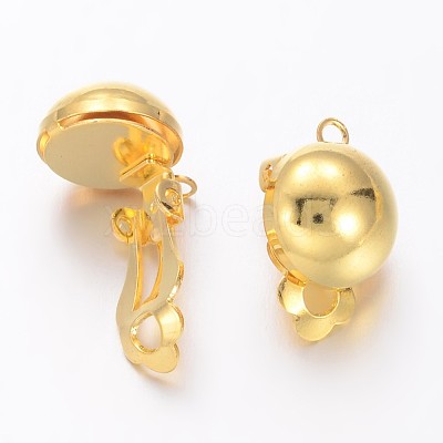 Brass Earring Findings KK-E026-G-1