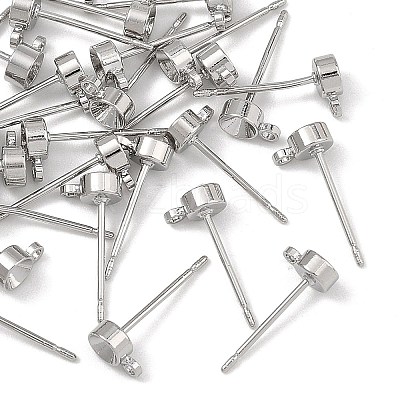 SHEGRACE Brass Stud Earring Findings XGRQ58806-769P-1