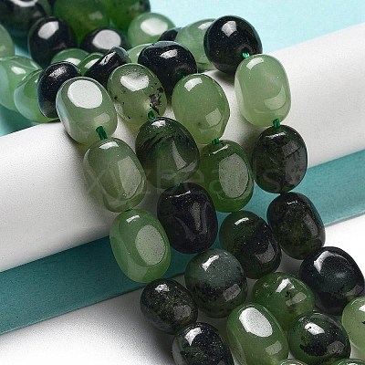 Natural Malaysia Jade Beads Strands G-P528-N03-01-1
