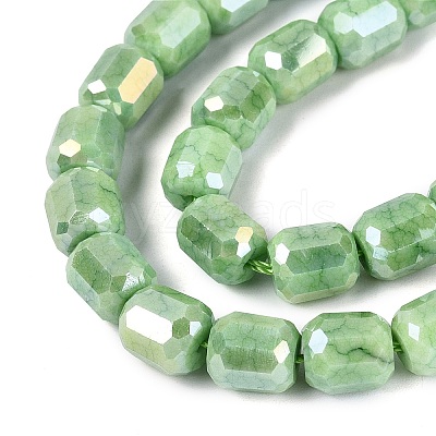 Anti-Tarnish Electroplate Glass Beads Strands EGLA-N027-03A-14-1