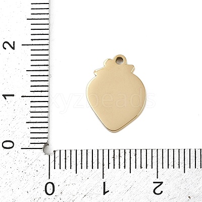 304 Stainless Steel Enamel Charms STAS-I338-01G-07-1
