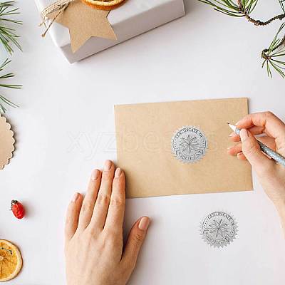 34 Sheets Silver Foil Embossed PET Picture Sticker DIY-WH0528-001-1