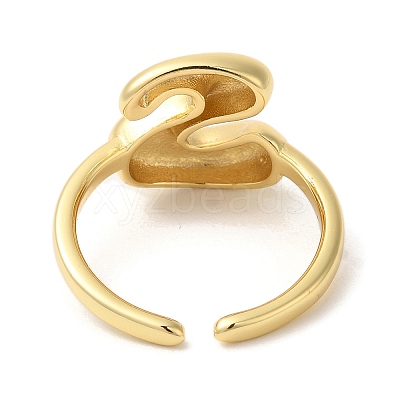 Brass Open Cuff Rings RJEW-U008-06S-G-1
