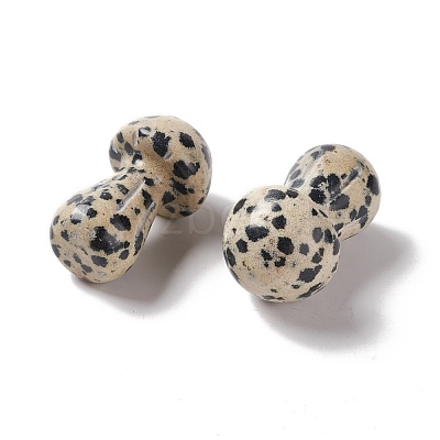 Natural Dalmatian Jasper GuaSha Stone G-A205-25E-1