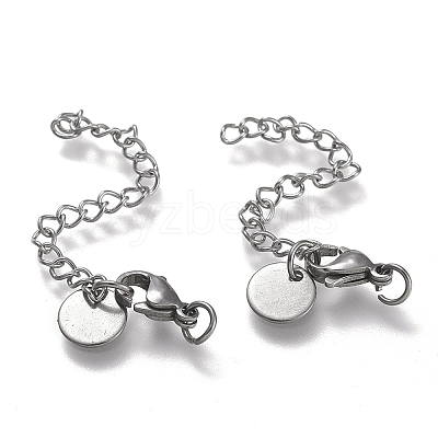 Tarnish Resistant 304 Stainless Steel Chain Extender X-STAS-K195-28P-1
