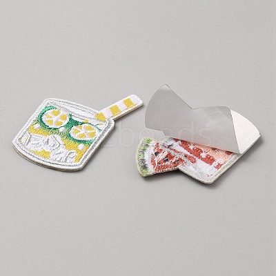 Computerized Embroidery Cloth Self Adhesive Patches PATC-WH0010-50-1