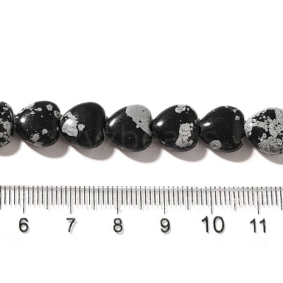 Natural Snowflake Obsidian Beads Strands X-G-R190-10mm-51-1