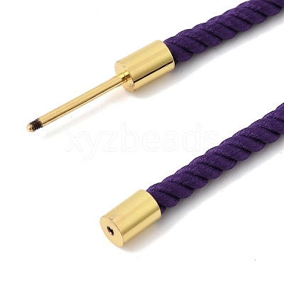 3MM Round Nylon Milan Cord Necklaces Making BJEW-H642-01G-23-1