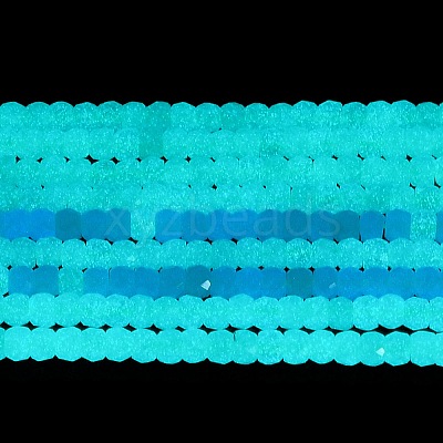 Synthetic Luminous Stone Beads Strands G-C086-01A-06-1