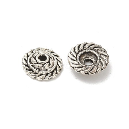 Tibetan Style Alloy Beads TIBE-P003-64AS-1