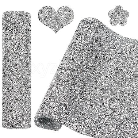 Rectangle Plastic Hotfix Rhinestone DIY-WH0349-339A-1