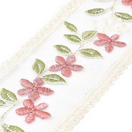 Gorgecraft 10 Yards Embroidery Polyester Lace Trim OCOR-GF0001-80C-1