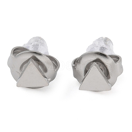 304 Stainless Steel Stud Earrings for Women EJEW-B109-04A-P-1