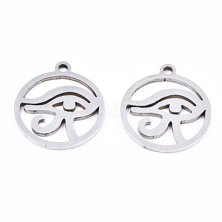 Non-Tarnish 201 Stainless Steel Pendants STAS-T044-188P-1