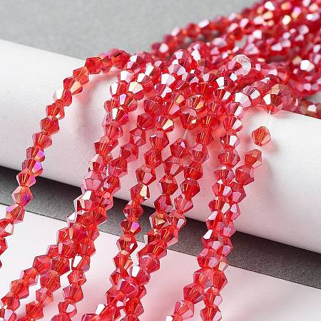 Glass Beads Strands EGLA-S056-3mm-13-1