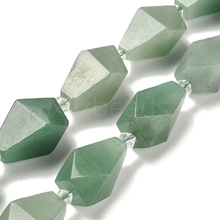 Natural Green Aventurine Beads Strands G-NH0005-B07-01-1