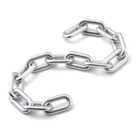 Handmade Spray Painted CCB Plastic Cable Chains AJEW-JB00729-03-1