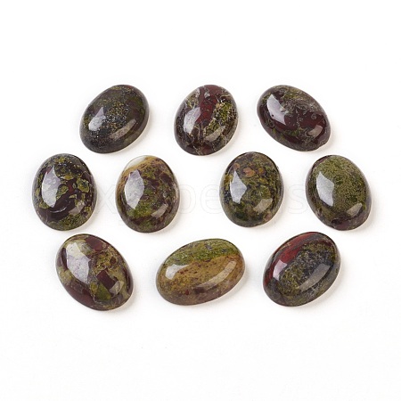 Natural Dragon Blood Stone Cabochons G-G769-04C-1