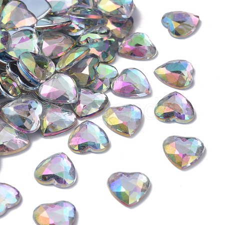 Imitation Taiwan Acrylic Rhinestone Cabochons GACR-A025-12x12mm-17-1