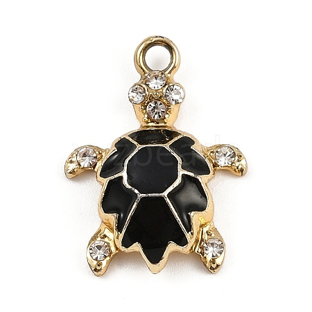 Alloy Enamel Pendants FIND-F013-01G-1