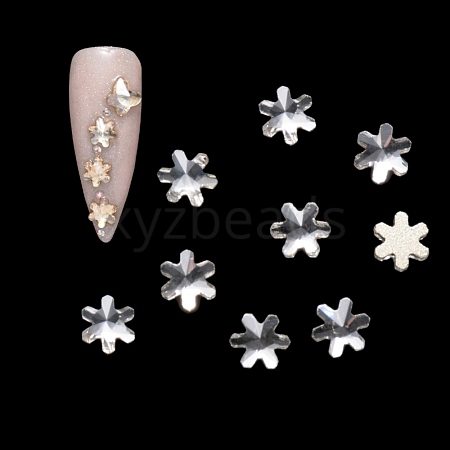 Flat Back Glass Rhinestone Cabochons MRMJ-Q072-33A-1