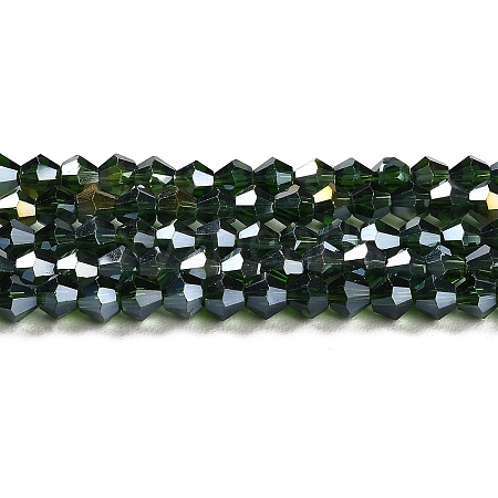 Transparent Electroplate Glass Beads Strands LS-EGLA-A039-T4mm-B25-1