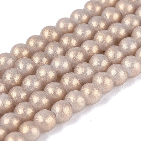 Baking Paint Glass Pearl Beads Strands LS-DGLA-ZX001-05B-15-1