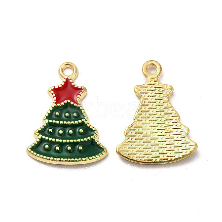 Alloy Enamel Pendants PALLOY-B009-11KCG-1