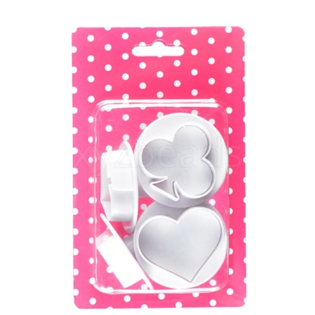 PP Plastic Playing Card Theme Cookie Cutters PW-WG657F4-01-1