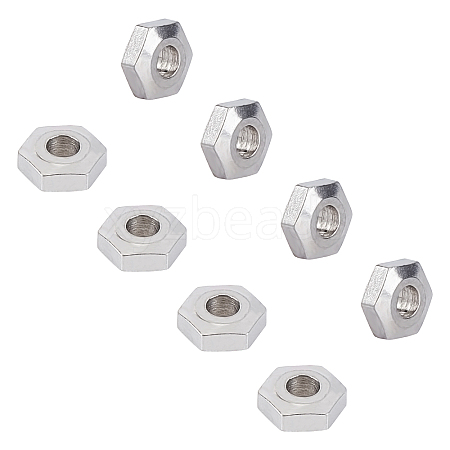 304 Stainless Steel Spacer Beads STAS-UN0006-42P-1