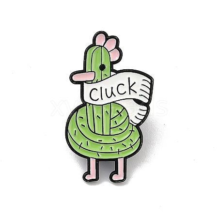 Fanny Cactus Chick Enamel Pins JEWB-R001-05EB-01-1