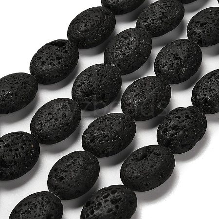 Natural Lava Rock Beads Strands G-G175-M15-01-1