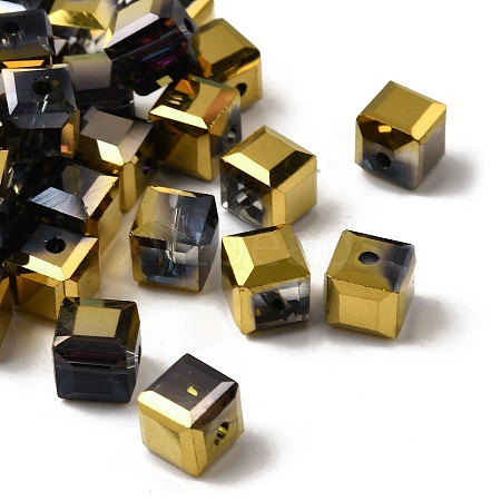 Electroplated Glass Beads EGLA-G040-01A-HP04-1